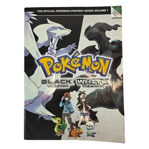 Pokémon Black & White Official Strategy Guide Vol 1 Prima Nintendo DS